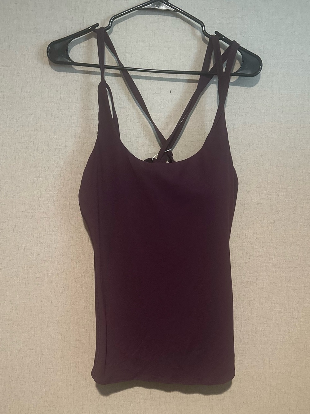 HALARA Ultrasculpt Large Plum Cross-Back Tank Top